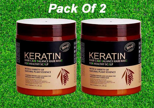 Buy 1 Get 1 free Brazil Nut Keratin Hair Mask,Pack Of 2 Items ,(Original)