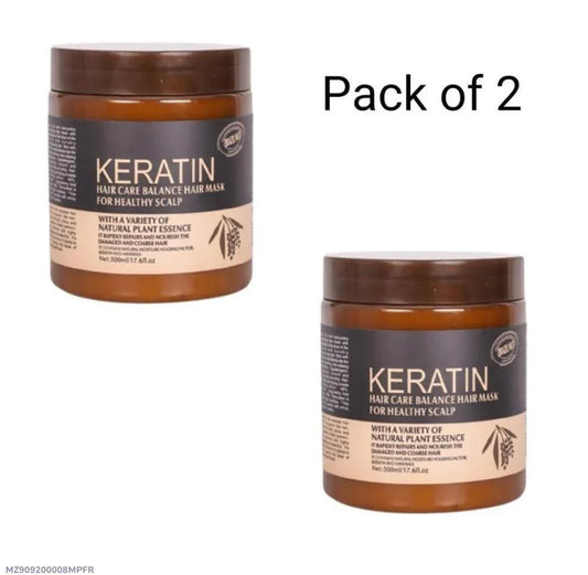 Buy 1 Get 1 free Keratin Hair Mask 1000ml (Pack 2) Original