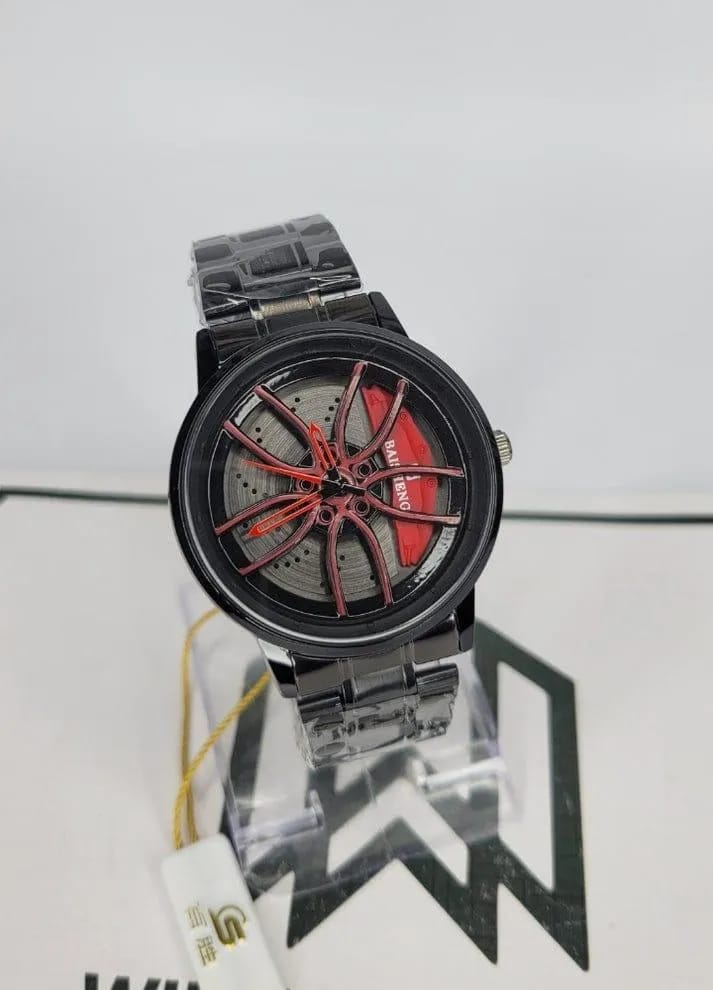 Stainless Steel Spinning Watch