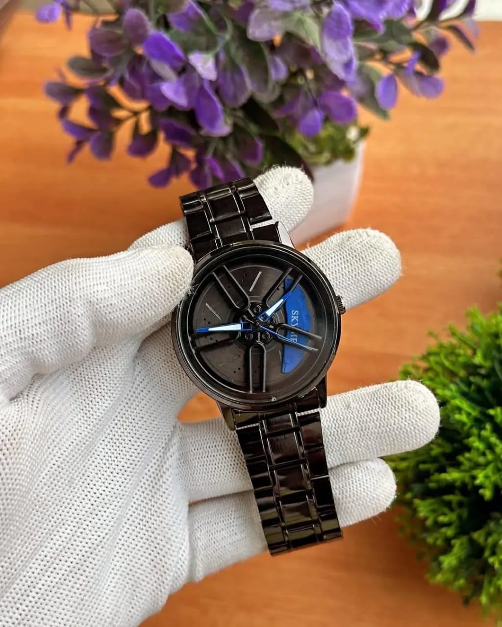 Stainless Steel Spinning Watch