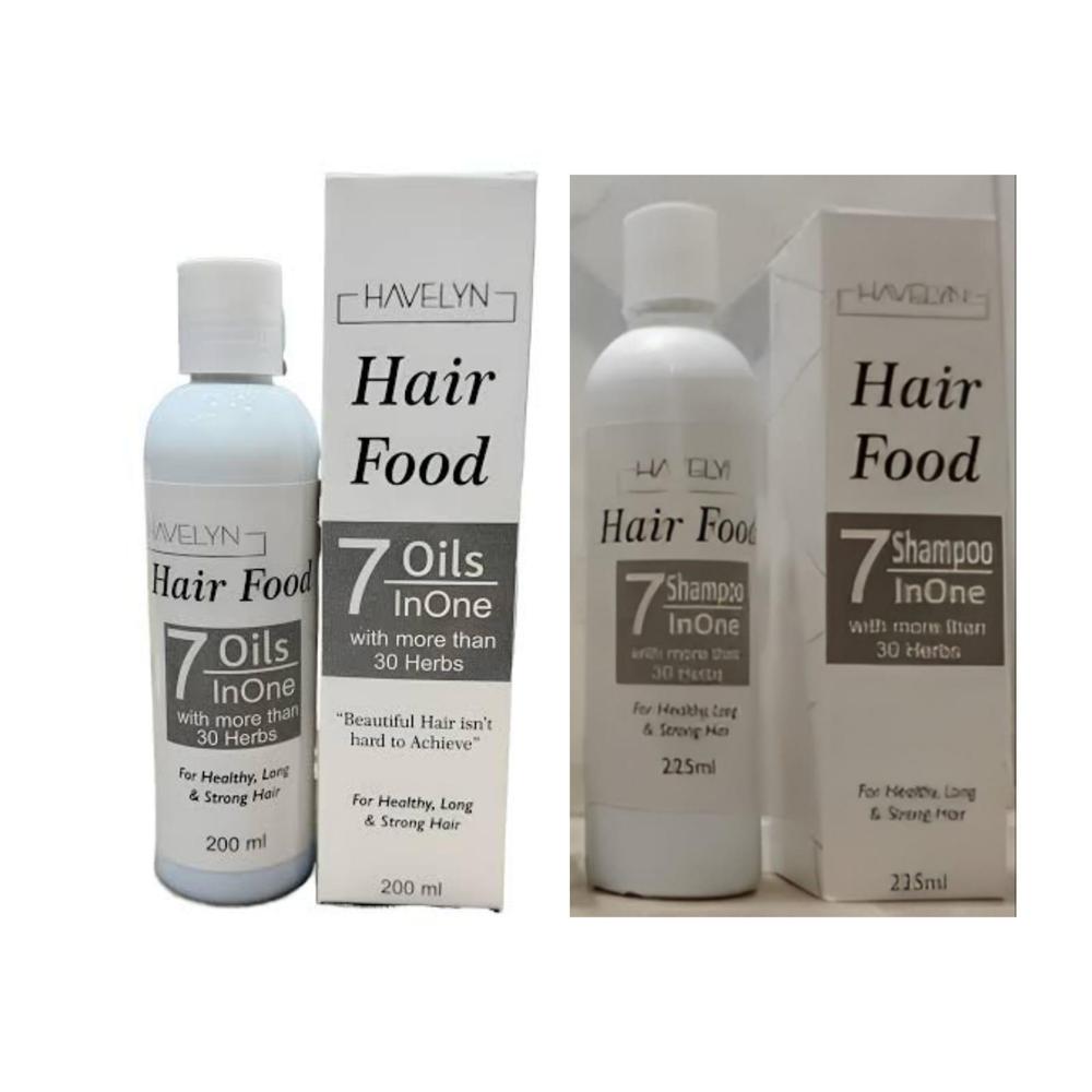 Buy 1 Get 1 Free Hair Food Shampoo + Hair Oil Pack Of 2 Items (Original)